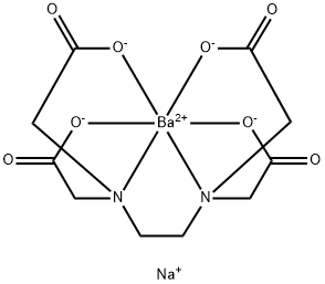 ETHYLENEDIAMINETETRAACETIC ACID DISODIUM BARIUM SALT Structure