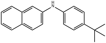 N-(4-叔丁基苯基)-2-萘胺, 1875-67-8, 结构式