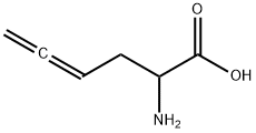 2-amino-4,5-hexadienoic acid, 18751-91-2, 结构式