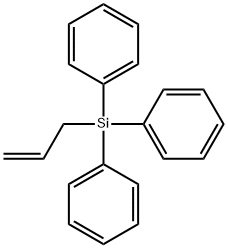 アリルトリフェニルシラン 化学構造式