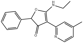 187591-68-0 3(2H)-Furanone,  5-(ethylamino)-4-(4-methyl-2-pyridinyl)-2-phenyl-