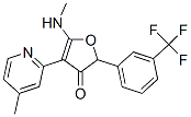 187591-83-9 3(2H)-Furanone,  5-(methylamino)-4-(4-methyl-2-pyridinyl)-2-[3-(trifluoromethyl)phenyl]-