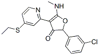 187592-24-1 3(2H)-Furanone,  2-(3-chlorophenyl)-4-[4-(ethylthio)-2-pyridinyl]-5-(methylamino)-