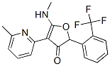 3(2H)-Furanone,  5-(methylamino)-4-(6-methyl-2-pyridinyl)-2-[2-(trifluoromethyl)phenyl]-|