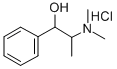 DL-Methylephedrine hydrochloride  Struktur