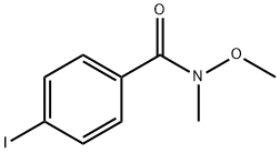 4-IODO-N-METHOXY-N-METHYL-BENZAMIDE
 Struktur
