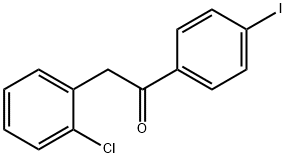 2-(2-CHLOROPHENYL)-4'-IODOACETOPHENONE Structure
