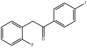 2-(2-FLUOROPHENYL)-4'-IODOACETOPHENONE Structure