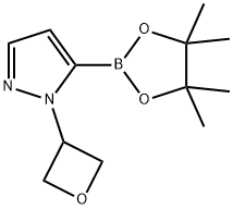 1-(3-氧杂环丁基)-1H-吡唑-5-硼酸频哪醇酯,1876473-44-7,结构式