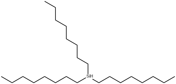 トリオクチルシラン 化学構造式