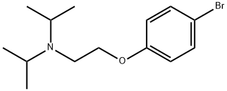 4-[2-N,N-ジイソプロピルエトキシ]フェニルブロミド 化学構造式