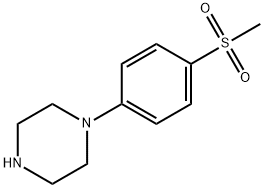 1-[4-(METHYLSULFONYL)PHENYL]PIPERAZINE
 Structure