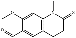 6-Quinolinecarboxaldehyde,  1,2,3,4-tetrahydro-7-methoxy-1-methyl-2-thioxo-|