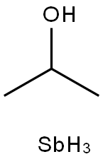 アンチモントリ(2-プロパノラート) 化学構造式
