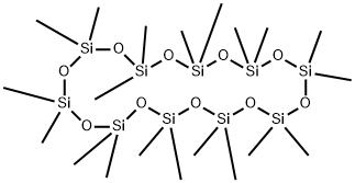EICOSAMETHYLCYCLODECASILOXANE 化学構造式