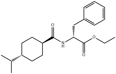 那格列奈乙酯 结构式