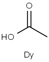 トリ酢酸ジスプロシウム(III) 化学構造式