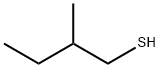 2-メチル-1-ブタンチオール 化学構造式