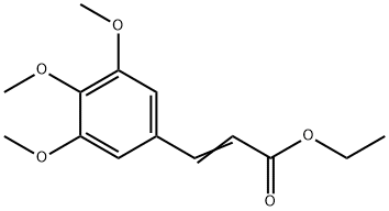 3,4,5-TRIMETHOXYCINNAMIC ACID ETHYL ESTER Structure