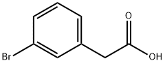3-Bromophenylacetic acid Struktur