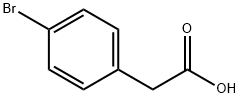 4-Bromophenylacetic acid Struktur