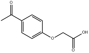 4-ACETYLPHENOXYACETIC ACID Structure