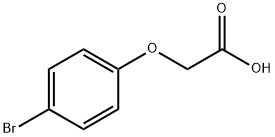 4-ブロモフェノキシ酢酸 化学構造式