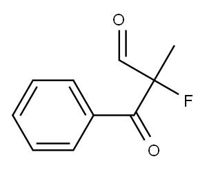 Benzenepropanal, alpha-fluoro-alpha-methyl-beta-oxo- (9CI) Structure