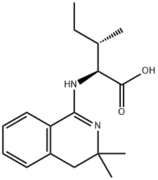 L-Leucine, N-(3,4-dihydro-3,3-dimethyl-1-isoquinolinyl)- Structure