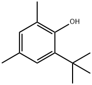 2,4-二甲基-6-叔丁基苯酚,1879-09-0,结构式