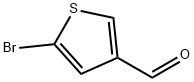 5-ブロモ-3-チオフェンカルボアルデヒド 化学構造式