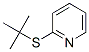 2-(tert-Butylthio)pyridine Struktur