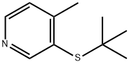 3-(tert-Butylthio)-4-methylpyridine Structure