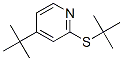 4-tert-Butyl-2-(tert-butylthio)pyridine Struktur