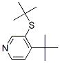 4-tert-Butyl-3-(tert-butylthio)pyridine Struktur