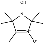 1-ヒドロキシ-2,2,4,5,5-ペンタメチル-3-イミダゾリン3-オキシド 化学構造式