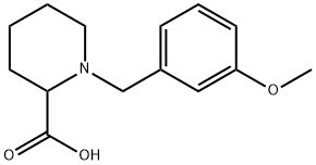 1-(3-METHOXY-BENZYL)-PIPERIDINE-2-CARBOXYLIC ACID Structure