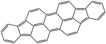 二茚并(1,2,3-CD:1ˊ,2ˊ,3ˊ-LM)苝,188-94-3,结构式