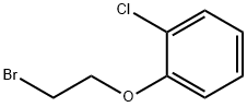 1-(2-ブロモエトキシ)-2-クロロベンゼン 化学構造式