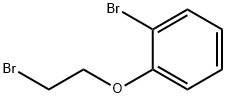 1‐(2‐ブロモエトキシ)‐2‐ブロモベンゼン 化学構造式