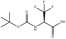 N-(TERT-BUTOXYCARBONYL)-3,3,3-TRIFLUOROALANINE, 188030-43-5, 结构式