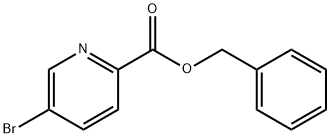 5-bromopyridine-2-carboxylic acid benzyl ester Structure
