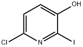 6-CHLORO-2-IODO-3-HYDROXYPYRIDINE Struktur