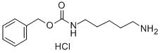 N-カルボベンゾキシ-1,5-ジアミノペンタン 塩酸塩 化学構造式