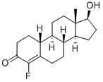 4-fluoro-19-nortestosterone Structure