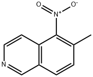 6-メチル-5-ニトロイソキノリン 化学構造式