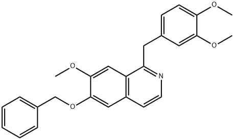 6-Demethyl 6-O-Benzyl Papaverine Struktur