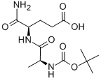 BOC-ALA-D-GLU-NH2 Struktur