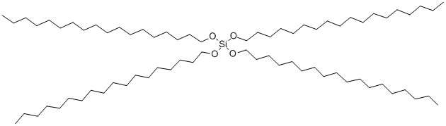 けい酸テトラオクタデシル 化学構造式