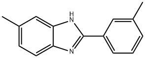 5-METHYL-2-(3-METHYLPHENYL)-1H-BENZIMIDAZOLE Structure